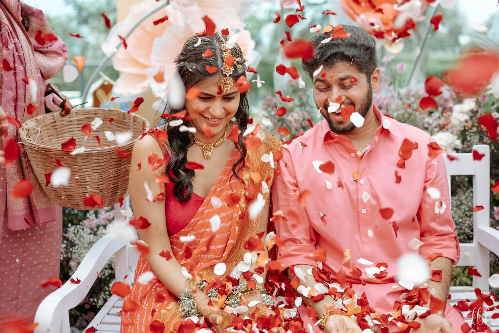 Indian wedding couple